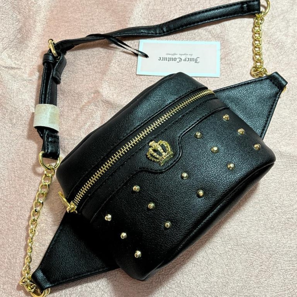 Juicy Couture black On Tour Belt Bag